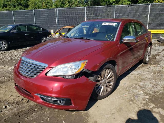 Photo 2 from auction – 2012 CHRYSLER 200 LIMITE with VIN 1C3CCBCG3CN162323