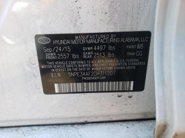 Photo 10 from auction – 2016 HYUNDAI SONATA SPO with VIN 5NPE34AF2GH311207