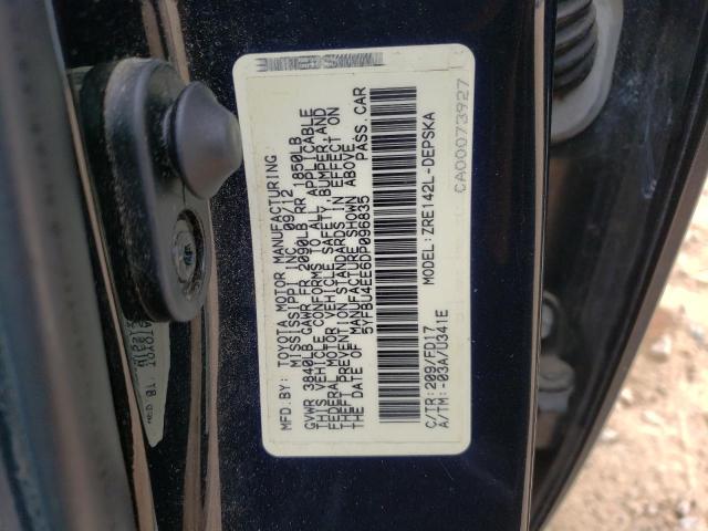 صورة رقم 10 من المزاد - 2013 TOYOTA COROLLA BA مع VIN 5YFBU4EE6DP096835