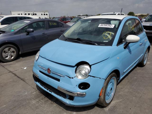Photo 2 from auction – 2015 FIAT 500 LOUNGE with VIN 3C3CFFCR4FT528617