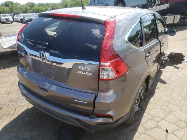 Photo 4 from auction – 2016 HONDA CR-V SE with VIN 5J6RM4H49GL092013