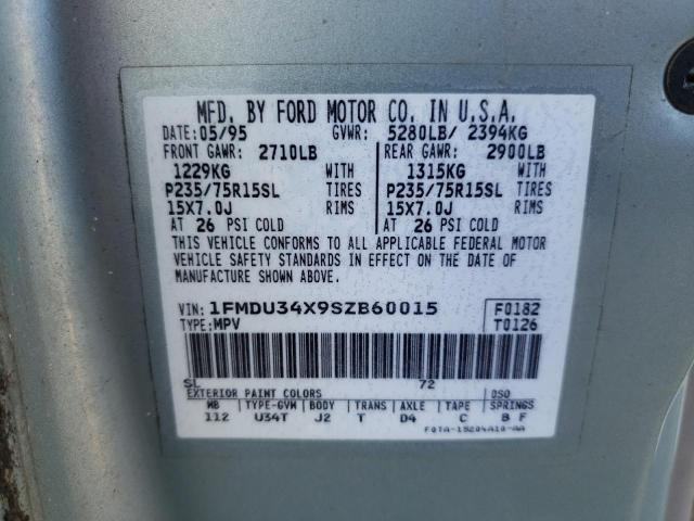 Photo 10 from auction – 1995 FORD EXPLORER with VIN 1FMDU34X9SZB60015