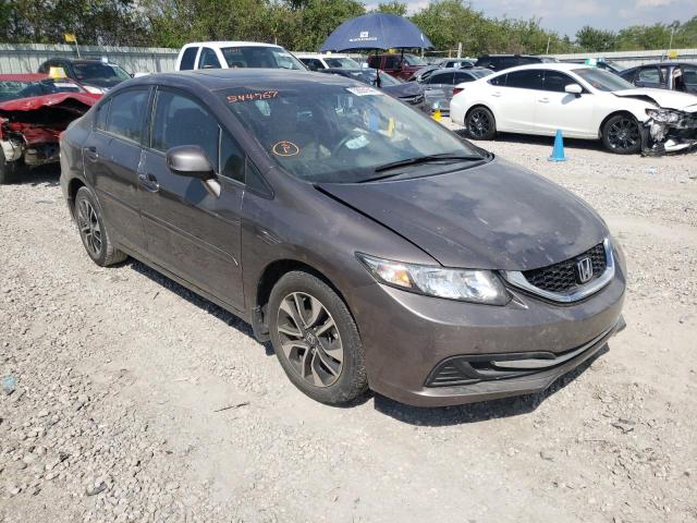 HONDA CIVIC EX 2013 with VIN 2HGFB2F85DH544767 - Photo from auction