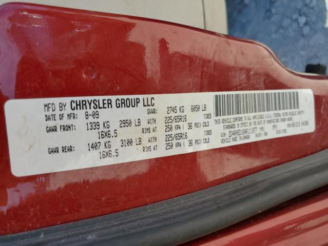 Photo 10 from auction – 2010 DODGE GRAND CARA with VIN 2D4RN5D16AR111977