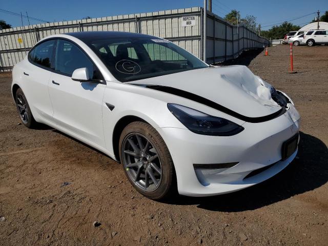 TESLA MODEL 3 2022 with VIN 5YJ3E1EAXNF102453 - Photo from auction