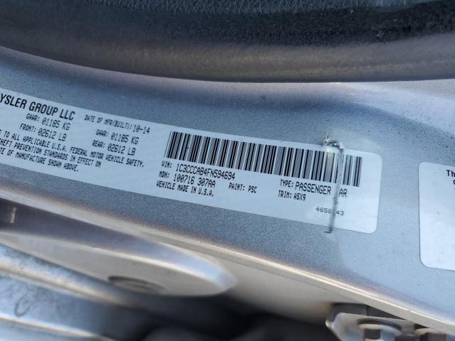 Photo 10 from auction – 2015 CHRYSLER 200 LIMITE with VIN 1C3CCCAB4FN594694