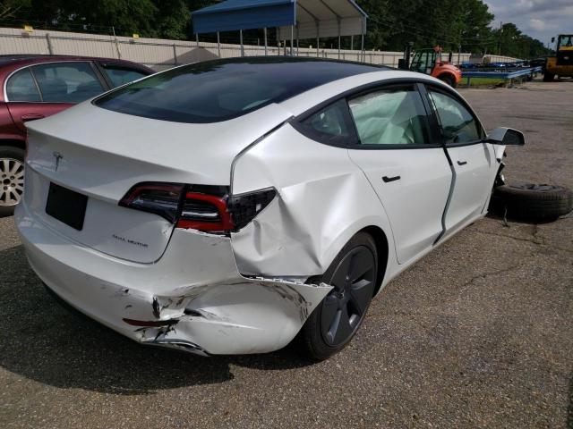 Photo 4 from auction – 2022 TESLA MODEL 3 with VIN 5YJ3E1EB6NF172542