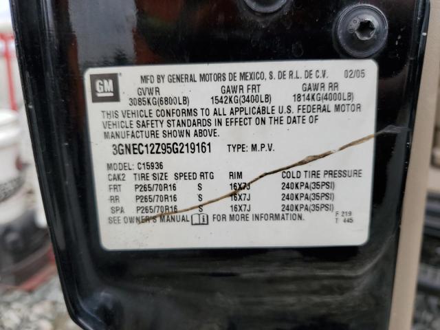 Photo 10 from auction – 2005 CHEVROLET AVALANCHE with VIN 3GNEC12Z95G219161