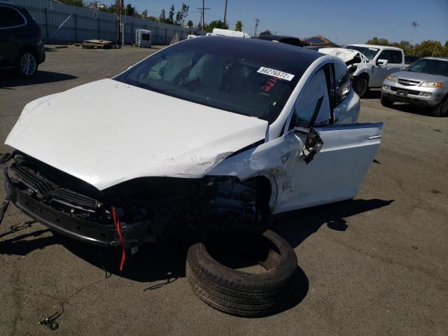 Photo 2 from auction – 2018 TESLA MODEL X with VIN 5YJXCAE23JF092214