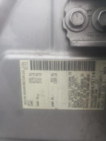 Photo 10 from auction – 2011 NISSAN ALTIMA BAS with VIN 1N4AL2AP3BN479724