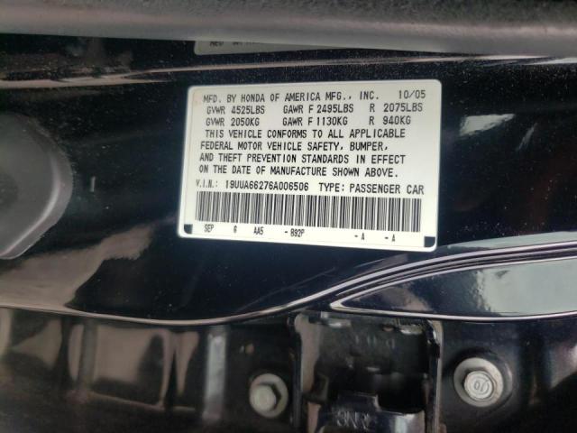 Photo 10 from auction – 2006 ACURA 3.2TL with VIN 19UUA66276A006506