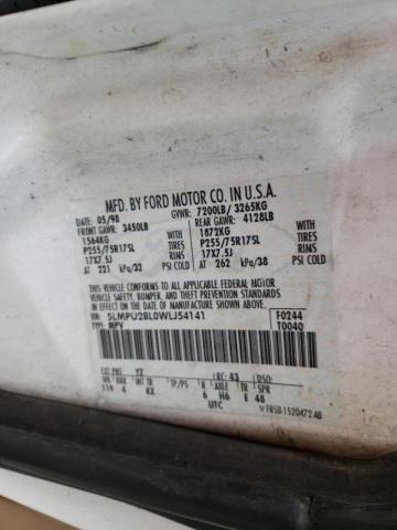 Photo 10 from auction – 1998 LINCOLN NAVIGATOR with VIN 5LMPU28L0WLJ54141