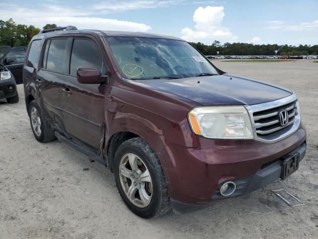 HONDA PILOT EXL 2013 with VIN 5FNYF3H54DB032928 - Photo from auction