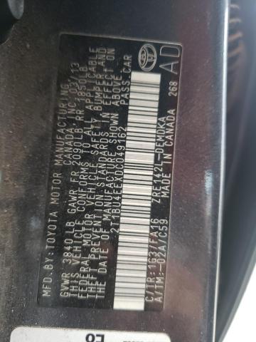 Photo 10 from auction – 2013 TOYOTA COROLLA BA with VIN 2T1BU4EEXDC049162