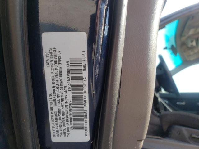 Photo 10 from auction – 2000 SUBARU LEGACY OUT with VIN 4S3BH6751Y7643885