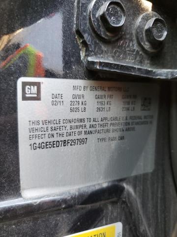 Photo 10 from auction – 2011 BUICK LACROSSE C with VIN 1G4GE5ED7BF297997