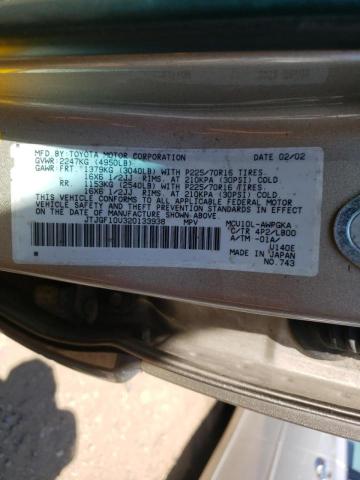 Photo 10 from auction – 2002 LEXUS RX 300 with VIN JTJGF10U320133938
