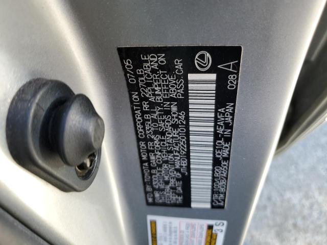 Photo 10 from auction – 2005 LEXUS IS 300 with VIN JTHBD192250101246
