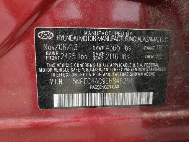 Photo 10 from auction – 2014 HYUNDAI SONATA GLS with VIN 5NPEB4AC9EH846251