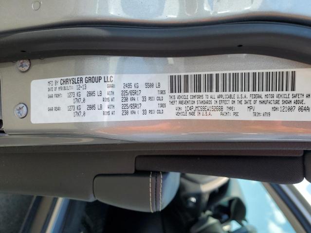 Photo 10 from auction – 2014 JEEP CHEROKEE L with VIN 1C4PJMCS9EW152668