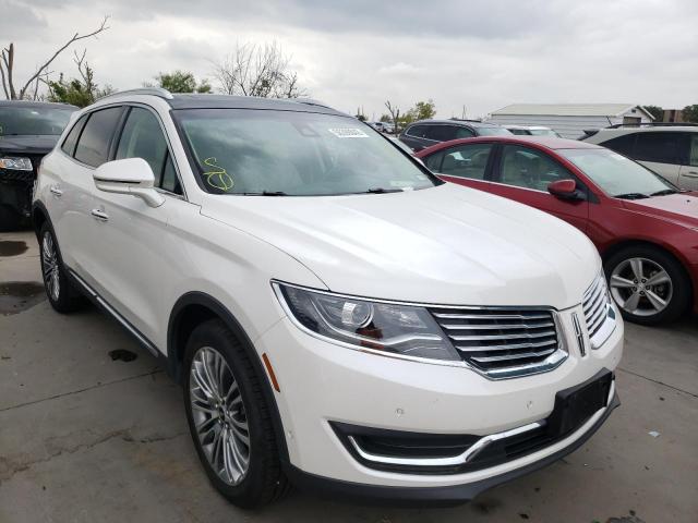 LINCOLN MKX RESERV 2017 with VIN 2LMPJ8LR9HBL45090 - Photo from auction