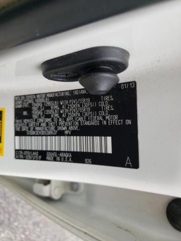 Photo 10 from auction – 2013 TOYOTA HIGHLANDER with VIN 5TDDK3EH3DS209537