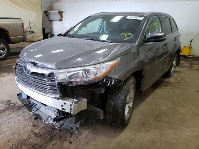 Photo 2 from auction – 2016 TOYOTA HIGHLANDER with VIN 5TDDKRFH4GS324704