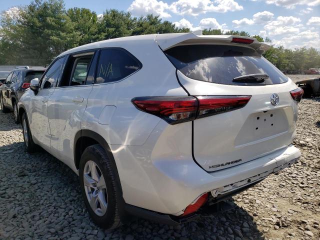 Photo 3 from auction – 2020 TOYOTA HIGHLANDER with VIN 5TDCZRBH5LS034852