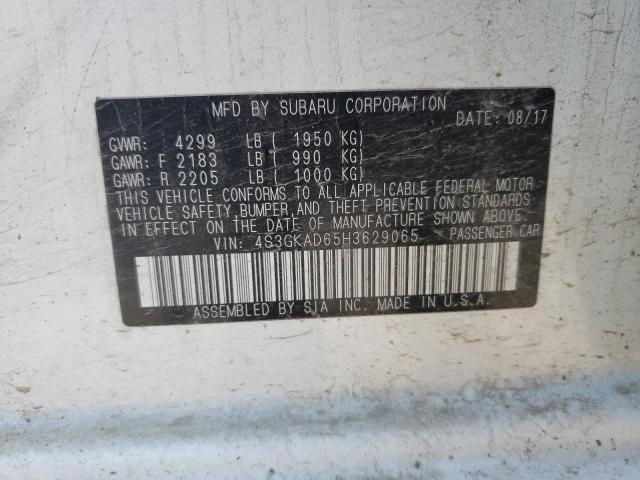 Photo 10 from auction – 2017 SUBARU IMPREZA PR with VIN 4S3GKAD65H3629065
