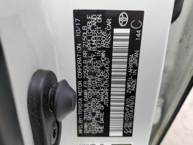 Photo 10 from auction – 2017 TOYOTA PRIUS with VIN JTDKARFU7H3544767
