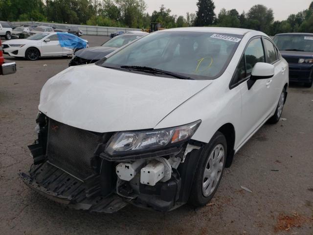 Photo 2 from auction – 2013 HONDA CIVIC LX with VIN 19XFB2F59DE274166