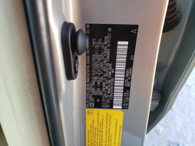 Photo 10 from auction – 2009 LEXUS RX 350 with VIN 2T2HK31U19C101286
