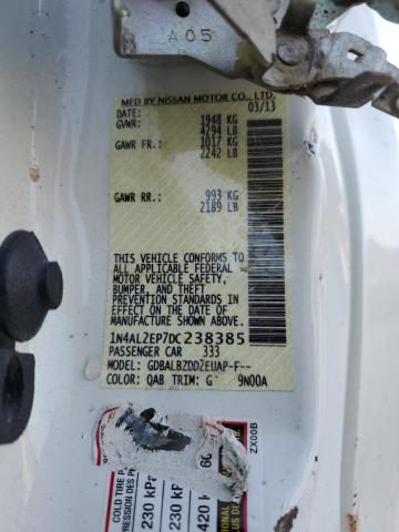 Photo 10 from auction – 2013 NISSAN ALTIMA S with VIN 1N4AL2EP7DC238385