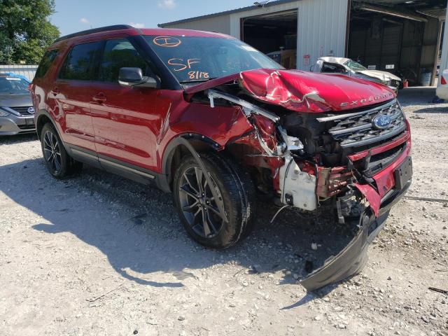 FORD EXPLORER X 2018 with VIN 1FM5K8D82JGA80095 - Photo from auction