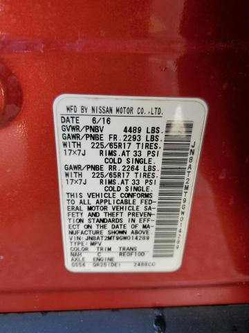Photo 10 from auction – 2016 NISSAN ROGUE S with VIN JN8AT2MT9GW014289