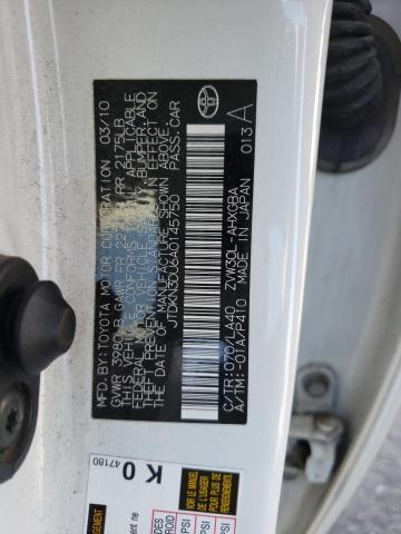 Photo 10 from auction – 2010 TOYOTA PRIUS with VIN JTDKN3DU6A0145750