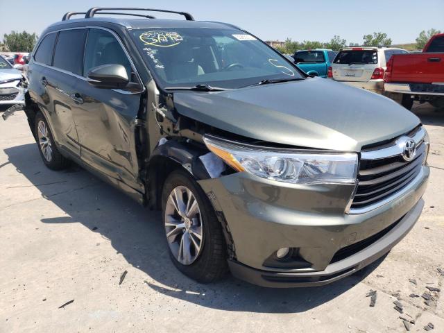 TOYOTA HIGHLANDER 2015 con VIN 5TDJKRFH5FS208526 - Foto de la subasta