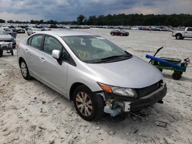 HONDA CIVIC LX 2012 with VIN 19XFB2F5XCE077845 - Photo from auction