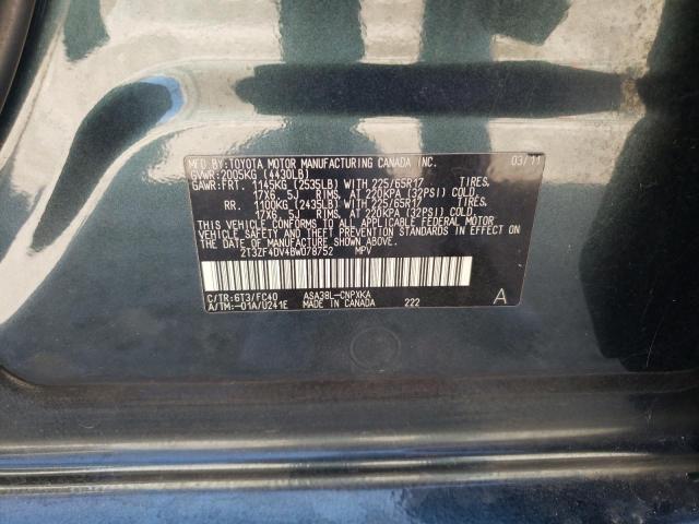 Photo 10 from auction – 2011 TOYOTA RAV4 with VIN 2T3ZF4DV4BW078752