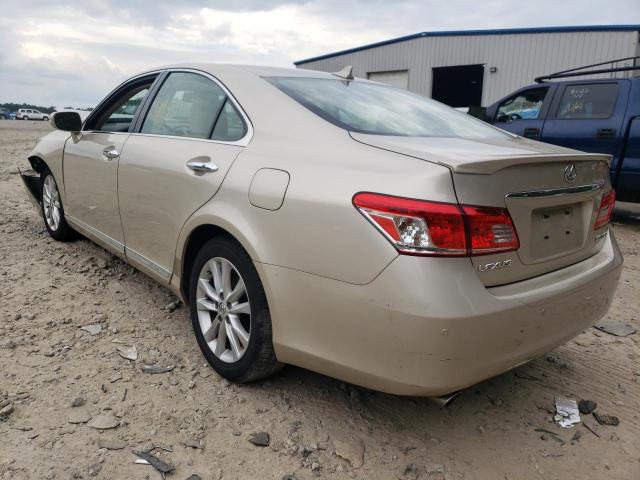 Photo 3 from auction – 2010 LEXUS ES 350 with VIN JTHBK1EG6A2389066