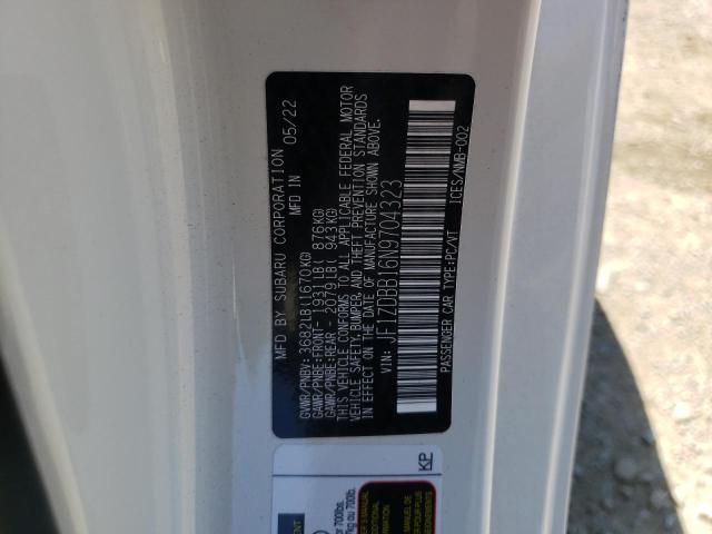 Photo 10 from auction – 2022 SUBARU BRZ PREMIU with VIN JF1ZDBB16N9704323