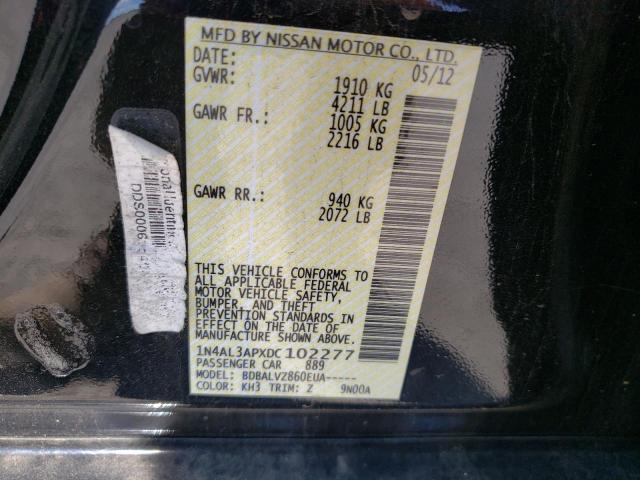 Photo 10 from auction – 2013 NISSAN ALTIMA 2.5 with VIN 1N4AL3APXDC102277