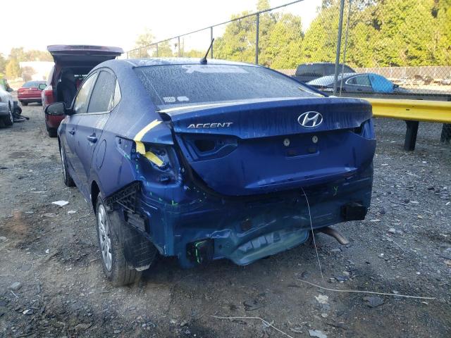 Photo 9 from auction – 2021 HYUNDAI ACCENT SE with VIN 3KPC24A67ME129299