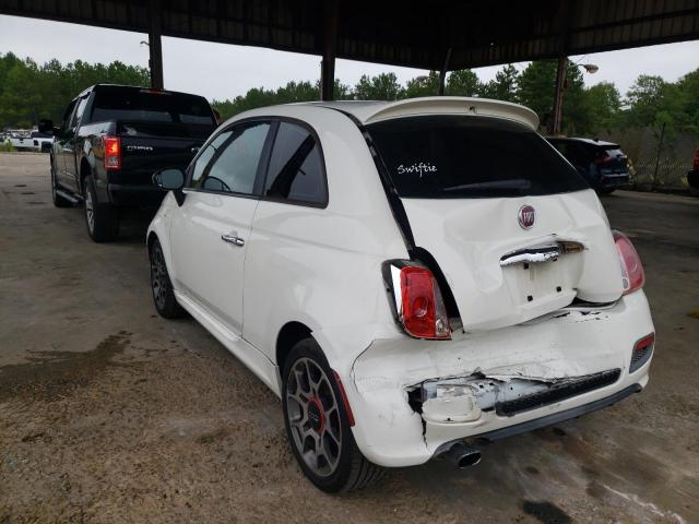 Photo 3 from auction – 2012 FIAT 500 SPORT with VIN 3C3CFFBR5CT269794