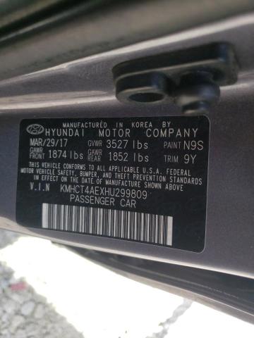 Photo 10 from auction – 2017 HYUNDAI ACCENT SE with VIN KMHCT4AEXHU299809