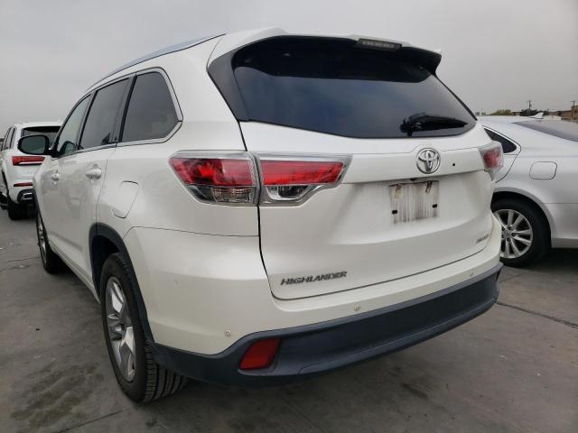 Photo 3 from auction – 2016 TOYOTA HIGHLANDER with VIN 5TDYKRFH0GS171403