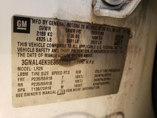 Photo 10 from auction – 2014 CHEVROLET CAPTIVA LT with VIN 3GNAL4EK9ES583334