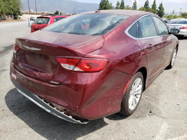 Photo 4 from auction – 2016 CHRYSLER 200 LIMITE with VIN 1C3CCCAB7GN127562