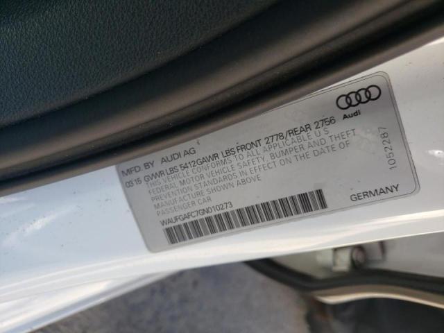 Photo 10 from auction – 2016 AUDI A6 PREMIUM with VIN WAUFGAFC7GN010273
