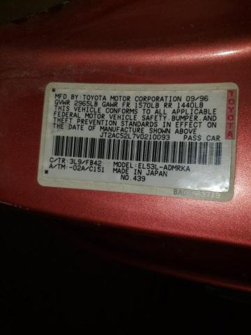 Photo 10 from auction – 1997 TOYOTA TERCEL CE with VIN JT2AC52L7V0210093